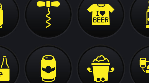 啤酒瓶子，开瓶器，啤酒罐图片下载