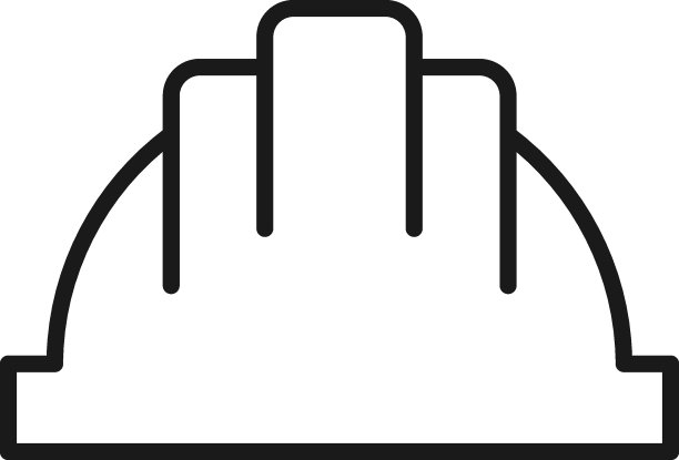 建设和改造理念。矢量符号和可编辑笔画。适合商店，商店，网站，横幅，书籍。建筑头盔的线条图标图片下载