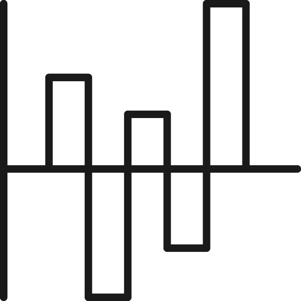 标志：商业图表信息图。发展概念，可编辑矢量线条图标图片下载