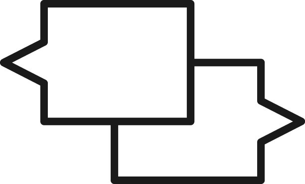 简单的黑白标志。单色简约插画适合应用程序，书籍，模板，文章等。矢量线图标的矩形语音气泡与尾巴图片下载