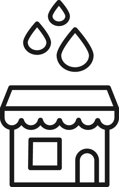 商店和商店的概念。适用于网站，商店，商店，互联网，广告的轮廓标志。用细线绘制的可编辑笔画。商店的图标掉落图片下载