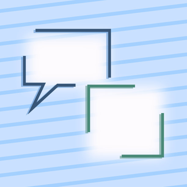 空白方形思想泡沫彩色背景设计。聊天框代表消息和连接通过互联网和社交媒体的人。图片下载