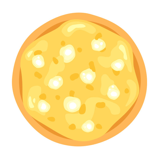 芝士披萨的插图。图片下载