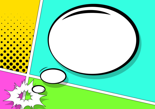 椭圆形空白聊天框彩色条纹背景设计。通信泡沫模板代表聊天和消息通过社交网络媒体。图片下载