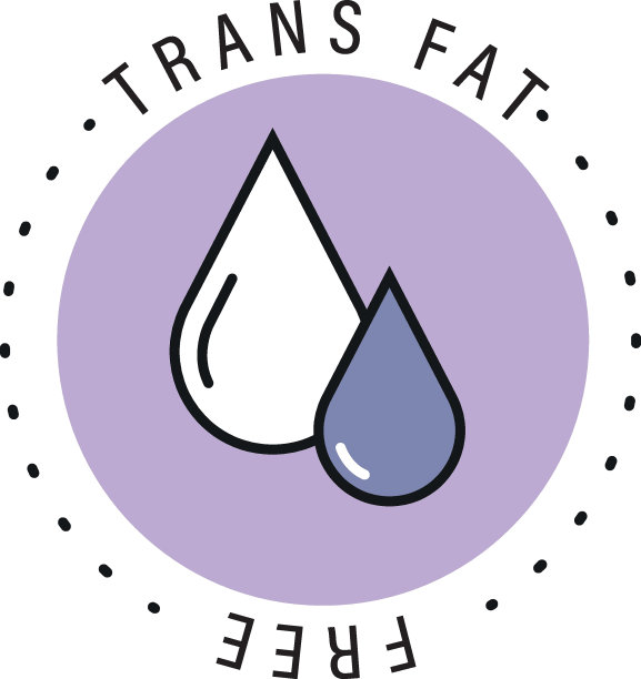 反式脂肪是免费的。孤立在白色背景。图片下载