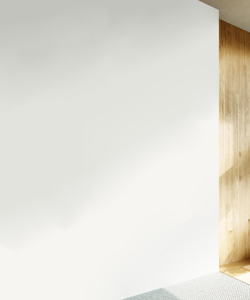 室内现代客厅工作室与模拟大图片。三维渲染图片下载