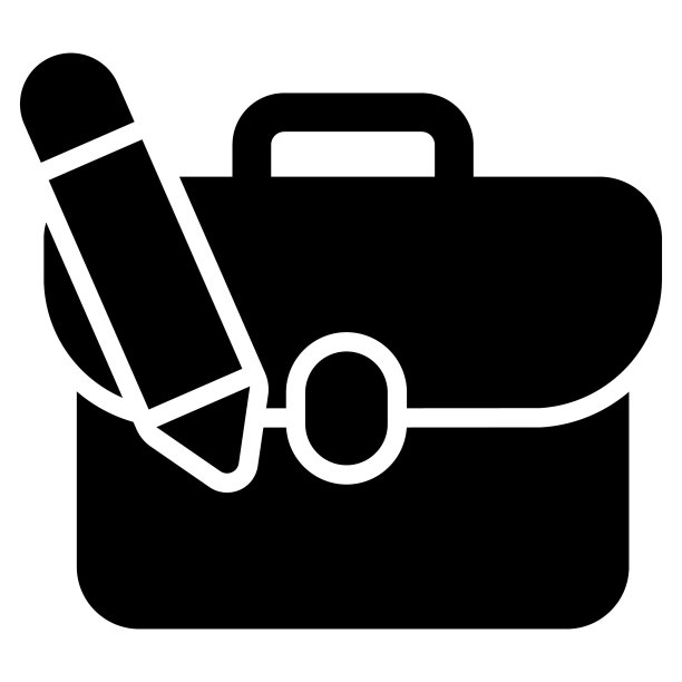 组合字形图标孤立在白色背景图片下载