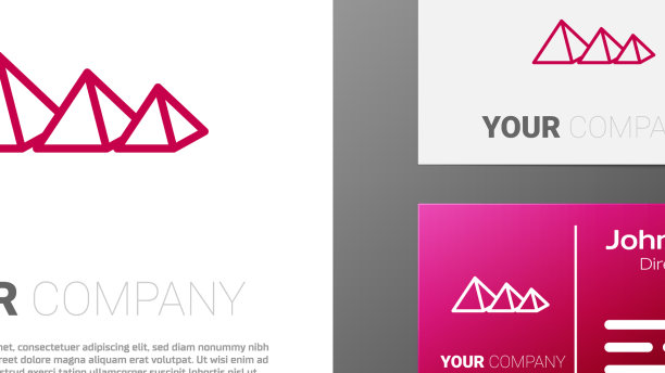 象形线埃及金字塔图标孤立上图片下载