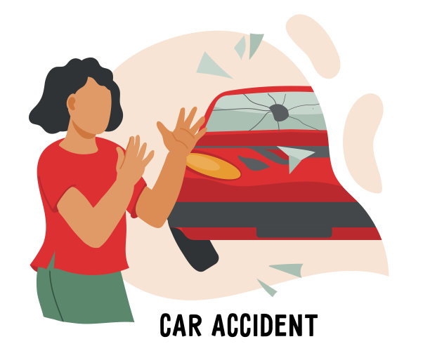 车祸，车主一头雾水，车坏了。汽车维修服务，车间。图片下载