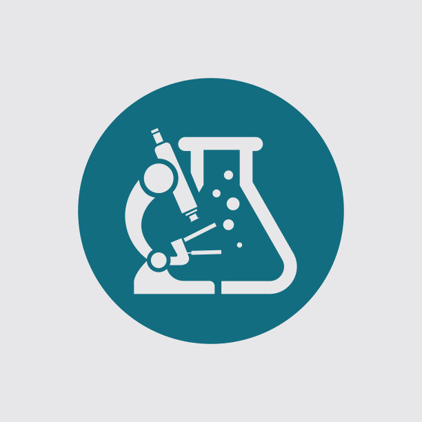 实验室标志设计模板图片下载