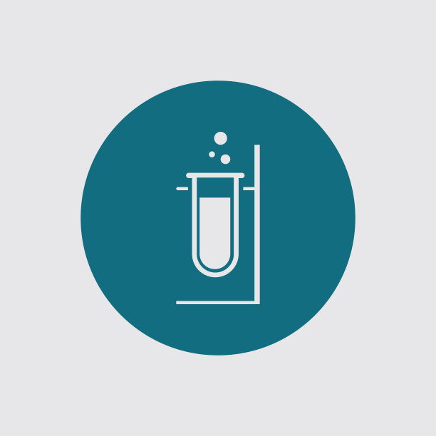 实验室标志设计模板图片下载