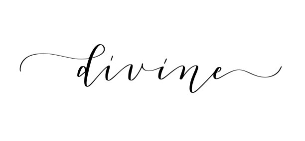 神圣的。可爱优雅的励志书法。图片下载