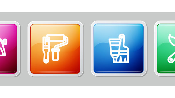 设置线漆用喷枪辊刷管图片下载