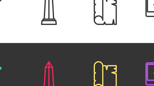 定线水烟方尖碑的亚历山大纸莎草图片下载