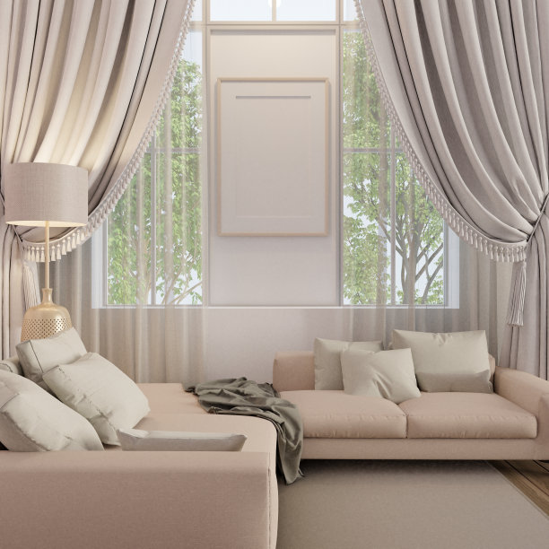 斯堪的纳维亚风格的室内客厅背景图片下载