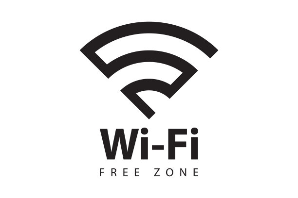 Wifi免费区标志无线信号标志移动图片下载