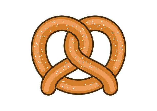 椒盐卷饼食品糕点图标图片下载