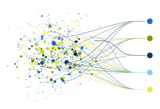 抽象排列彩点数据概念图片下载
