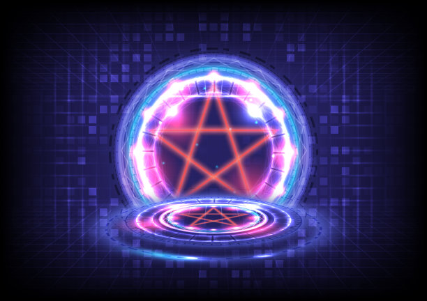 GUI和UI虚拟现实门户和全息图图片下载