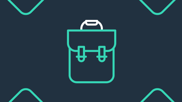 行校双肩包图标隔离无缝图片下载