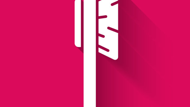 白色的梳子图标孤立与长阴影图片下载