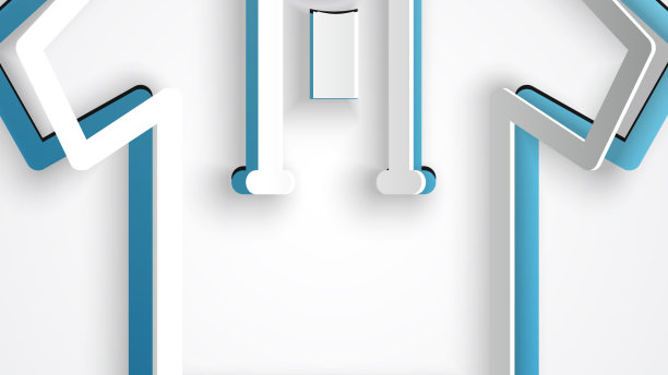 剪纸刺绣衬衫图标孤立的灰色图片下载