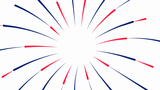 烟花缤纷绽放，为节日平套图片下载