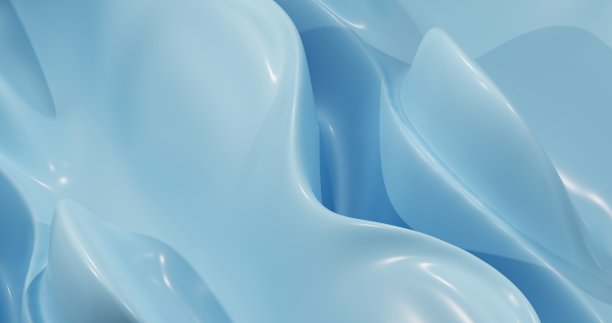 抽象蓝色建筑背景。3d渲染。现代几何壁纸。未来的技术设计图片下载