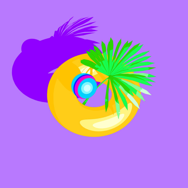 夏天的照片。3d渲染，3d渲染。图片下载