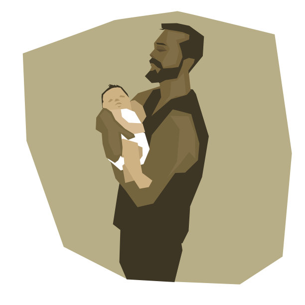 父亲和孩子图片下载