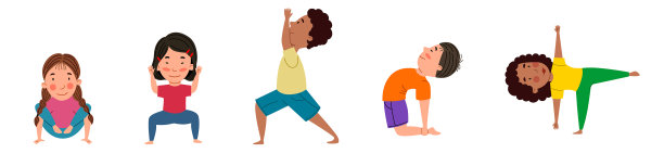 一组漂亮的女孩和不同的男孩图片下载