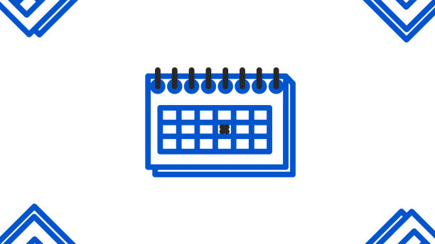 行日历图标隔离无缝图案上图片下载