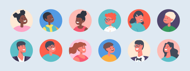 一组人物有儿童和成年男性图片下载