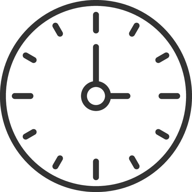 时间和时钟。用黑色细线绘制的极简主义插图。可编辑的中风。适合网站，商店，移动应用程序。时钟线路图标图片下载