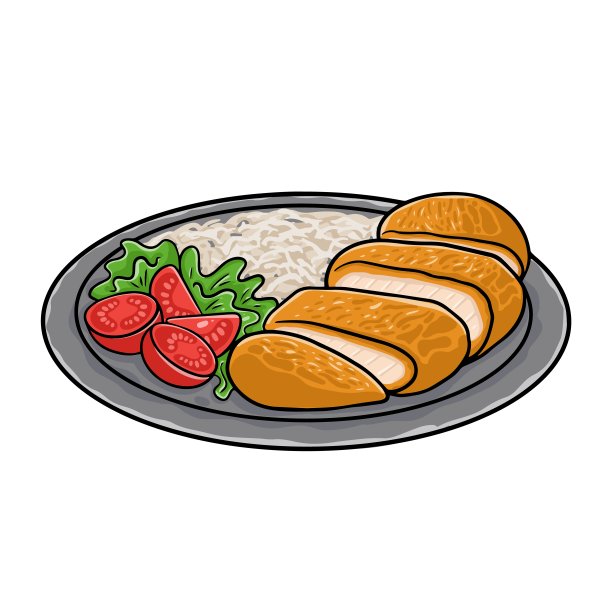 炸猪肉是一道传统的日本料理。图片下载