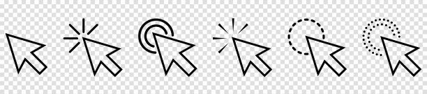 电脑鼠标点击光标图标设置图片下载