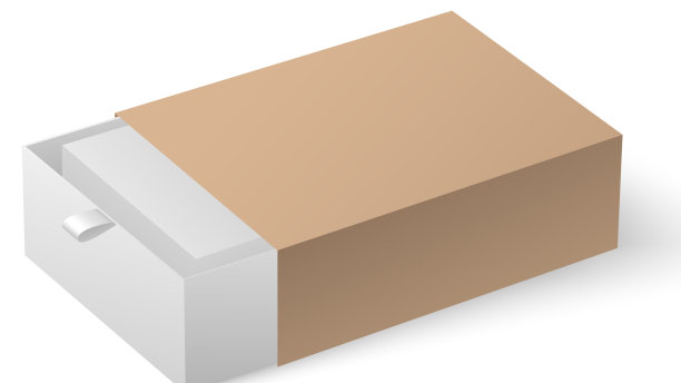 米色棕色开箱滑块模型上的白色图片下载