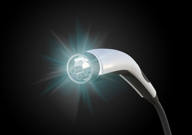 汽车充电器。图片下载