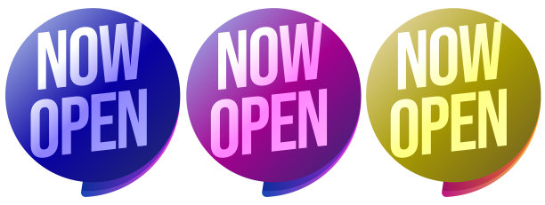 现在打开文字与聊天气泡设计图片下载