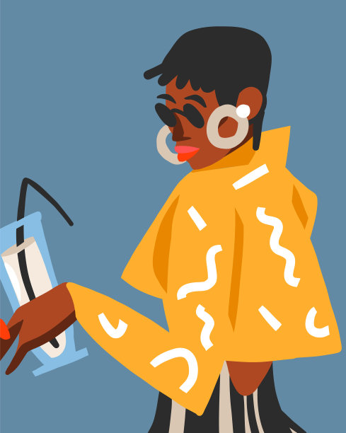 手绘抽象股票现代图形图片下载