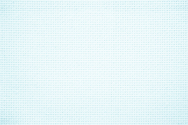 蓝色织物纹理的背景特写。图案色系蓝色淡色牛仔布无缝缝制服装，天然棉麻材质纺织针织艺术夏季。Wale画布。图片下载