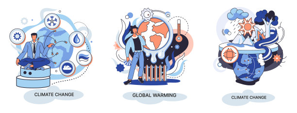 全球变暖是人类气候变化的隐喻图片下载