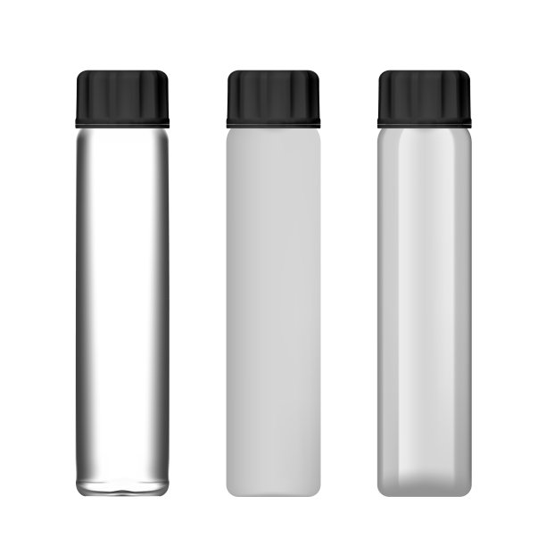 空的玻璃、塑料和金属药瓶图片下载