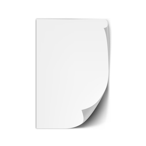 逼真的垂直纸张a4大小图片下载