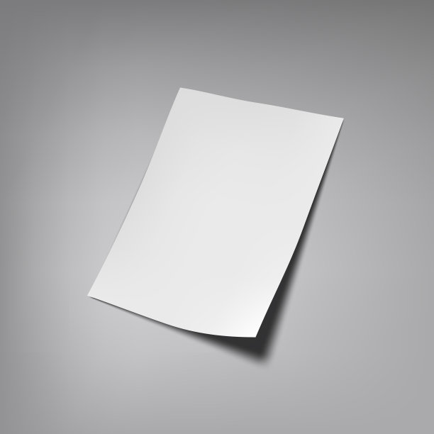 黑色背景上的3d空白书写纸图片下载
