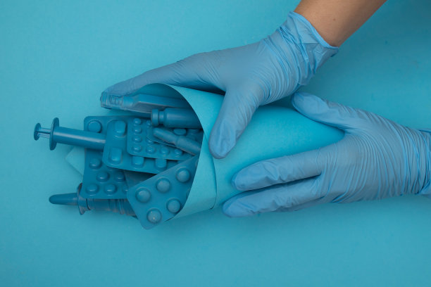 创造性的单色照片背景横幅模型和广告的医药和药品产品图片下载