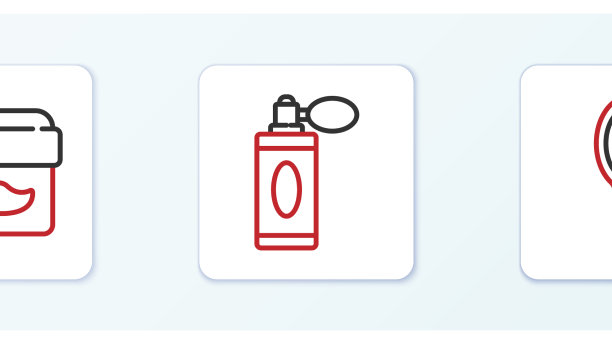 定线手镜霜乳液化妆品罐图片下载