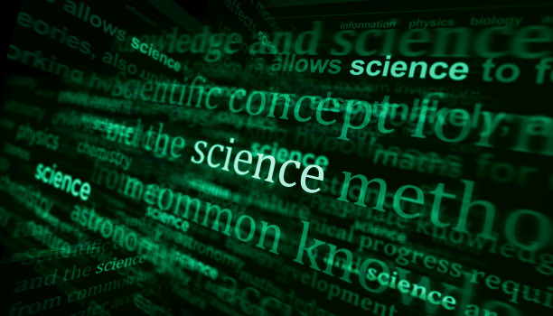 标题媒体与科学和教育3d插图图片下载