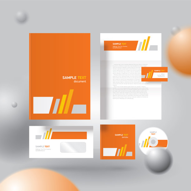 企业形象设计模板品牌手册图片下载