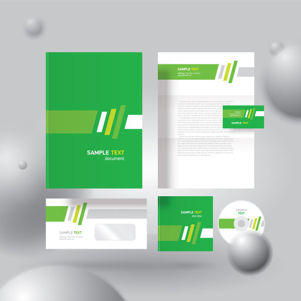 企业形象设计模板品牌手册图片下载